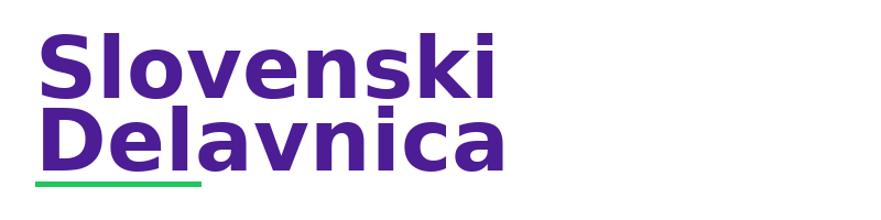 Slovenski Delavnica logo